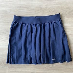 Alo yoga Varsity Tennis Skort Navy Blue Size XS